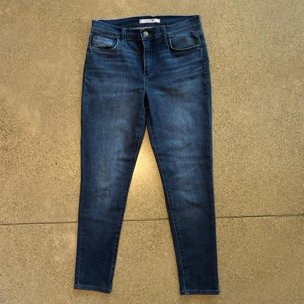 Joe's Jeans Dark Blue Ankle & Cropped Women's Jeans - Picture 5 of 7